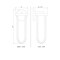 Z-Lite Leland Outdoor Wall, 1-Light, 9 In.W x 10.5 In.L x 24 In.H, Sand Black/Sand Blast 5005B-BK-LED - alternate 3
